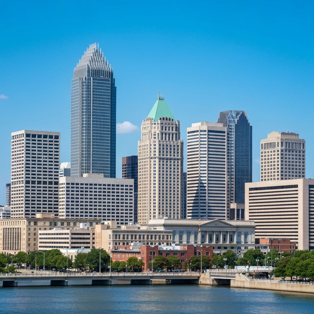 Charlotte Uptown skyline view