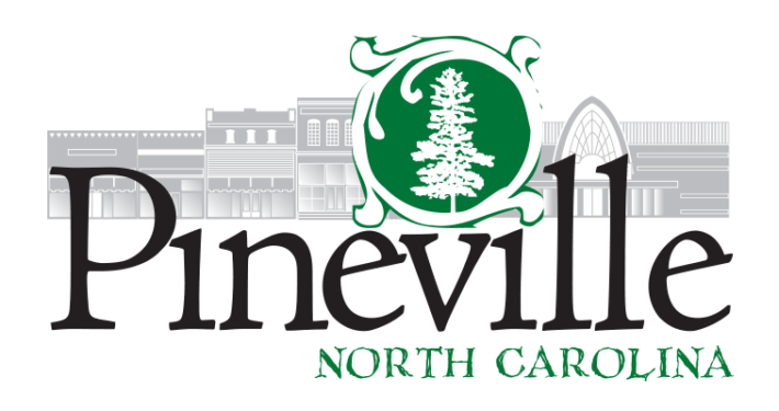 Pineville North Carolina official logo with pine tree